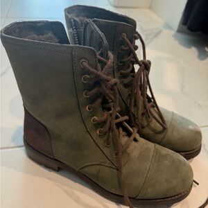 UGG Forest Green Combat Boots